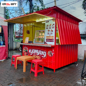 Contenedor Modular de Comida Rápida Comercial 2026 con Cocina de Lujo de Fibra de Vidrio y Aluminio para Hoteles y Oficinas - Product Image 3