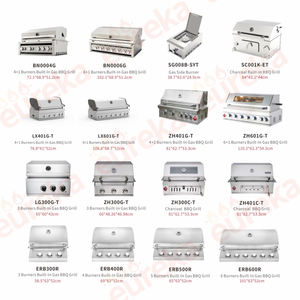 Mueble de Cocina Modular de Acero Inoxidable para Interiores y Exteriores con Cajones y Puerta para Zona de Aficionados al Fútbol - Product Image 5