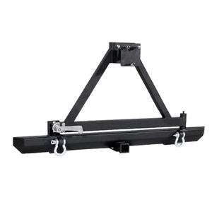 <span class=keywords><strong>Support</strong></span> <span class=keywords><strong>de</strong></span> <span class=keywords><strong>pneu</strong></span> <span class=keywords><strong>de</strong></span> rechange pour pare-choc arrière, en métal, avec crochet <span class=keywords><strong>de</strong></span> remorquage, adapté à la JEEP JL - Product Image 2