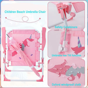 Superventas plegable niños verano paraguas plegable reclinable Camping <span class=keywords><strong>Silla</strong></span> de <span class=keywords><strong>playa</strong></span> <span class=keywords><strong>con</strong></span> dosel paraguas - Product Image 6