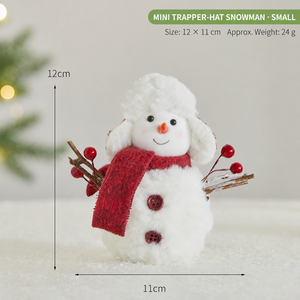 Figura Decorativa de Muñeco de Nieve Navideño Hecha a Mano y Ecológica, Muñeco de Espuma para Decoración de Ventanas y Mejora del Ambiente Festivo - Product Image 5