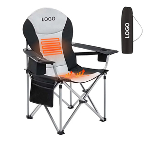 Sillas Plegables para Exteriores con Doble Almohadilla Térmica, Respaldo Alto, para Picnic, Camping y Pesca - Product Image 1