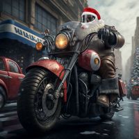 Cadeaux de Noël d'hiver pour adultes unisexes, casque intégral de moto de haute qualité pour un plaisir extérieur fou, housse de casque de Père Noël, chapeau de Père Noël