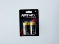 FOREWELL Pile alcaline super puissante 1,5 V C LR14 8000 mAh 12 Wh fiable pour télécommandes, audio professionnel et jouets électroniques