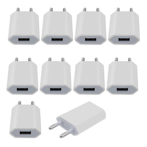 อะแดปเตอร์ชาร์จไฟแบบพกพา5V 1A ปลั๊ก EU 10ชิ้น/ล็อต - Product Image 4