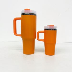Thermos Coffee 2025 <b>Hot</b> and Cold 40 oz Mugs with Handle Stainless Steel Laser Engraving Black Plated 40oz Tumbler for Halloween - Product Image 3