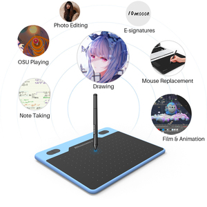 10 mặt trăng t503 kích thước nhỏ chuyên nghiệp không dây tương tác kỹ thuật số <span class=keywords><strong>USB</strong></span> vẽ bút thiết kế đồ họa máy tính bảng - Product Image 2