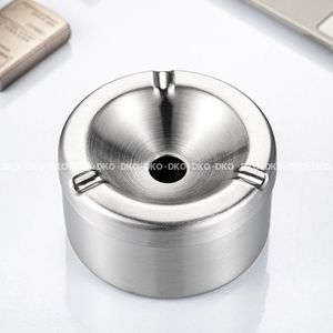 ที่เขี่ยบุหรี่สแตนเลสพร้อมฝาปิดกันลมสำหรับใช้ในบ้าน - Product Image 1