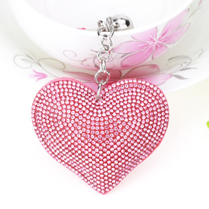 Bling Coeur Diamant Sac <span class=keywords><strong>Porte</strong></span>-clés Cristal <span class=keywords><strong>Porte</strong></span>-clés <span class=keywords><strong>avec</strong></span> Gland En Cuir Pendentif Champagne Sac Charme Pendentif <span class=keywords><strong>Porte</strong></span>-clés - Product Image 2