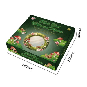 Crea il Tuo Logo Personalizzato, Specchio Cosmetico Irregolare, Decorazione Moderna, Specchio da Parete a Forma di Fiore con Effetto Muschio per Trucco Femminile - Product Image 2