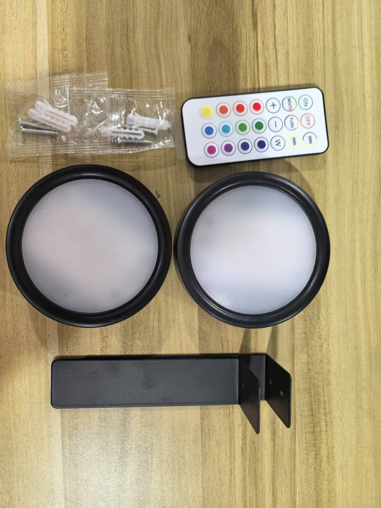 [Black-shell 13-color] 2 Light + 1 Remote Control