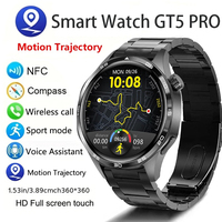 AEL02 Nuevo Reloj Inteligente con Pantalla AMOLED HD de 1.53'', Llamadas, Linterna LED, Brújula, Caja de Metal, 4 Días de Batería, Monitor de Sueño, Cronógrafo