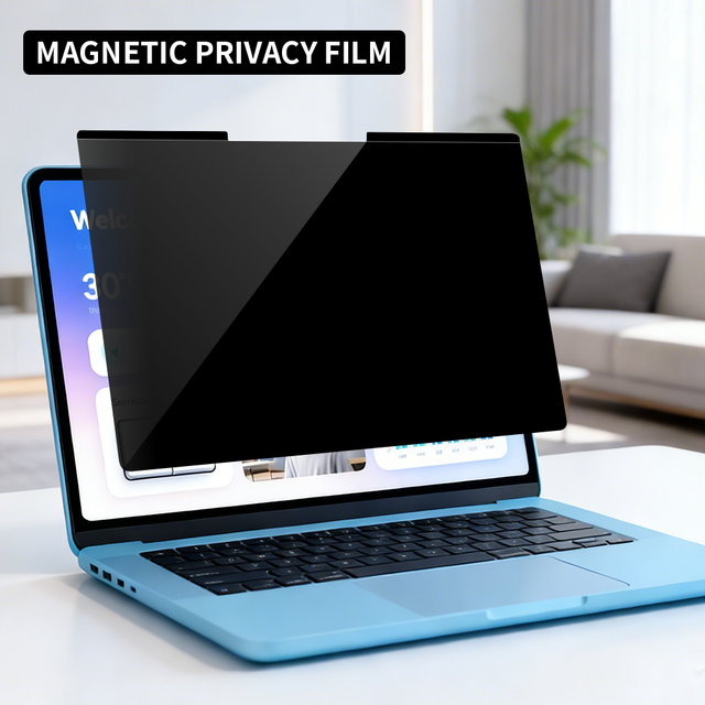 Laptop Magnetic Privacy Screen Film Suitable for 13, 14, 15.6, and 16-inch Screens, Providing Anti-spy protection