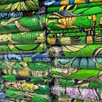 Kain Ankara Afrika yang Laris Manis, 100% Katun, Kain Cetak untuk Pakaian Afrika, Bahan Jahit