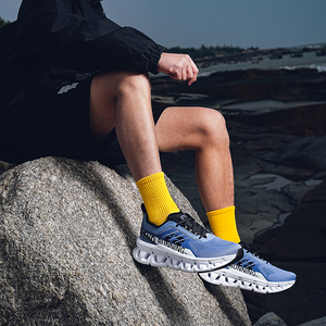 Chaussures de course légères pour hommes de haute qualité, baskets décontractées tendance avec semelle intérieure en caoutchouc, style sportif et élégant, livrées en boîte - Product Image 2