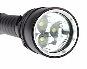 IPX8 Lặn Không Thấm Nước T6 LED Đa Chức Năng Nhôm Đèn Pin USB Sạc Torch Đèn Pin