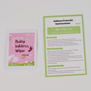 Tampon d'empreintes sans encre 2025, nouveau tampon d'empreintes de main sans encre, empreintes de pieds sans encre pour kit de cadre photo, Huellas Bebe, tampon sans encre - Product Image 1