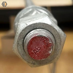 1-3/4 ''ASTM F1554 grau 105 parafusos de âncora rosqueados <span class=keywords><strong>Rod</strong></span>, porca arruela placas incluídas - Product Image 3
