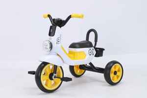 Nuevo modelo de plástico de tres ruedas, carrito de empuje, triciclo, <span class=keywords><strong>bicicleta</strong></span> de bebé para niños de 2 a 4 años - Product Image 3