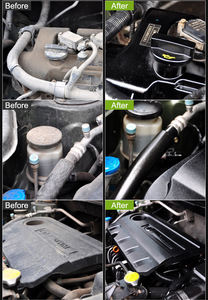 Agent de revêtement de moteur de capacité de 500ML nettoyant de compartiment moteur enlever l'huile lourde propre nettoyage de voiture revêtement en céramique de polissage de voiture - Product Image 5