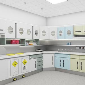 Armoire de rangement combinée pour clinique dentaire, table de traitement, armoire assortie, rangement classé - Product Image 4