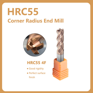 Hrc55 Lathe Tools <strong>Gear</strong> <strong>Cutting</strong> 10Mm Indexable Down Cut Rounding Corner Radius <strong>End</strong> <strong>Mill</strong> - Product Image 3