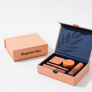 Boîtes d'Emballage Rigides Pliables et Recyclables en Carton avec Logo Personnalisé, <span class=keywords><strong>Insert</strong></span> en Mousse Noire et Couvercle Magnétique - Product Image 1