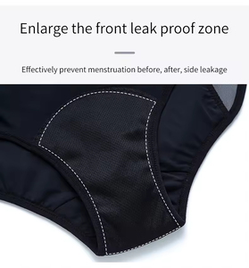 กางเกงในสตรีเอวสูงใส่สบายสำหรับทุกวันบรากามีประจำเดือนขนาดพลัสไซส์ - Product Image 6