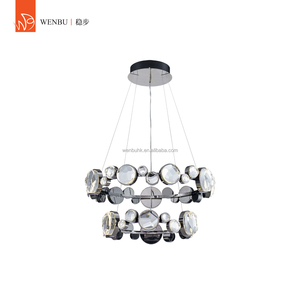 <b>Mirror</b> Chrome K9 Crystal Luxury Chandelier for Villa Living Room or <b>Lounge</b> - Product Image 2