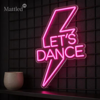 Panneau néon LED « Let's Dance » – Décoration murale lumineuse pour chambre, maison, bar, boîte de nuit