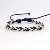 Bracelets tressés faits à la main pour femmes, bijou avec corde en coton, style bohème, Vintage, ethnique, à breloques, brésil, Boho, 1 pièce