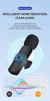 Microphone Lavalier sans fil K9 Enregistrement audio Mini MIC réducteur de bruit pour IOS Android MobilePhone Tiktok Diffusion en direct