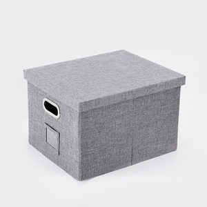 Caja de Almacenamiento de Documentos, Caja de Almacenamiento de Datos para Escritorio de Oficina, Caja de Almacenamiento de Tela Plegable - Product Image 5