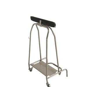 Chariot de collecte des déchets portable en acier inoxydable pour armoires de cuisine, pédale, porte-<span class=keywords><strong>sac</strong></span> <span class=keywords><strong>poubelle</strong></span> avec pince en caoutchouc - Product Image 5
