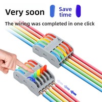 Farbige Hebel 2-in-2-Wege-Steckverbinder Schnellanschluss-Klemmenblock Automotive 32A 250V 0,08-4mm² Kabelverbindung
