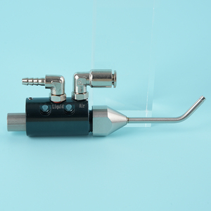 Boquilla Atomizadora de Aire y Agua con Cuerpo de Aluminio Negro Premium, Válvula <span class=keywords><strong>Antigoteo</strong></span> Integrada, Boquilla de Nebulización para Limpieza de Espacios Estrechos - Product Image 5