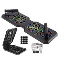Equipo de gimnasio en casa plegable, barra de realce de ejercicio multifunción, tabla de realce de entrenamiento muscular