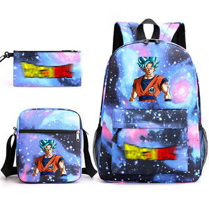 Mochilas para ordenador portátil impermeables de Anime personalizadas, <span class=keywords><strong>mochila</strong></span> de estudiante 3 en 1 para niños, <span class=keywords><strong>mochila</strong></span> de acción <span class=keywords><strong>DBZ</strong></span> - Product Image 2
