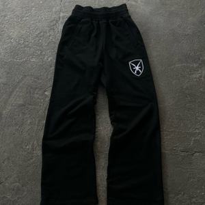 Pantalons de survêtement vintage 100% coton personnalisés pour hommes, broderie de haute qualité, joggings délavés au soleil, décontractés, jambes larges, coupe droite - Product Image 2