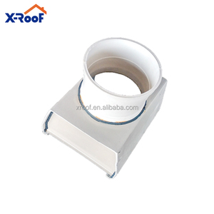 รางน้ำฝน PVC กันน้ำ <span class=keywords><strong>upvc</strong></span> รางน้ำฝนพลาสติกรางน้ำฝนสำหรับวิลล่าหลังคาด้านบน - Product Image 3