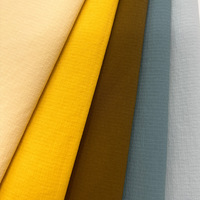 Tissu jersey premium 100 % nylon teint pour garçons, résistant à l'abrasion, à petit motif quadrillé, poids moyen, entièrement imperméable, anti-plis
