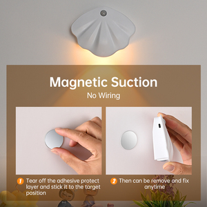 Luci Sensore Ricaricabili a Movimento Ultra Sottili Wireless Magnetiche per Illuminazione Armadi - Product Image 3