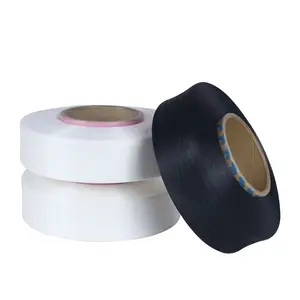 70D-hilo elástico blanco y negro AA huafon qianxi, LICRA para tejer circular
