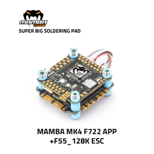 ชุดควบคุมการบิน MAMBA F722 MK4 45A 55A 65A ESC รองรับแอปพลิเคชัน ตอบสนองรวดเร็ว 128K พร้อมชิป STM32 - Product Image 4