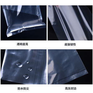 Bolsa Plana Transparente Desechable de PE para Productos Secos, Bolsa de Plástico Resistente a <span class=keywords><strong>la</strong></span> Presión y al Polvo para Chicle, Leche, Gelatina y Otros Alimentos - Product Image 2