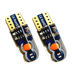 Bombilla LED T10 de Doble Color Rojo y Azul con Luz Estroboscópica Intermitente, COB 4SMD W5W 194 168 12V, Gel de Sílice para Luz Interior de Matrícula - Product Image 3