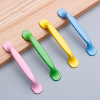 96mm/128mm Aluminium Armoire Hnadles Pull Multicolore Enfants Chambre Armoire Poignées Cuisine Jouets Cuisine Bouton En Alliage D'aluminium Moderne