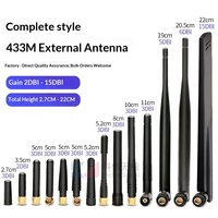 Antenne amplificatrice de signal LoRa 5G 868MHz 915MHz 5dBi 8dBi 10dBi omnidirectionnelle en fibre de verre pour station de base Wifi Lora 5dBi pour mobile