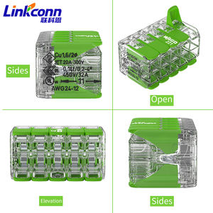 Connecteurs rapides Wagos 221-430 pour câblage, connecteur de borne 4 mm avec certification ROHS, connecteur de fil à enfoncement 10 pôles 600V 20A - Product Image 4