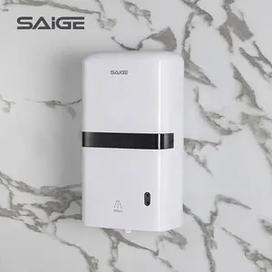 Saige 600毫升可再填充自动皂液分配器壁挂式酒店医院